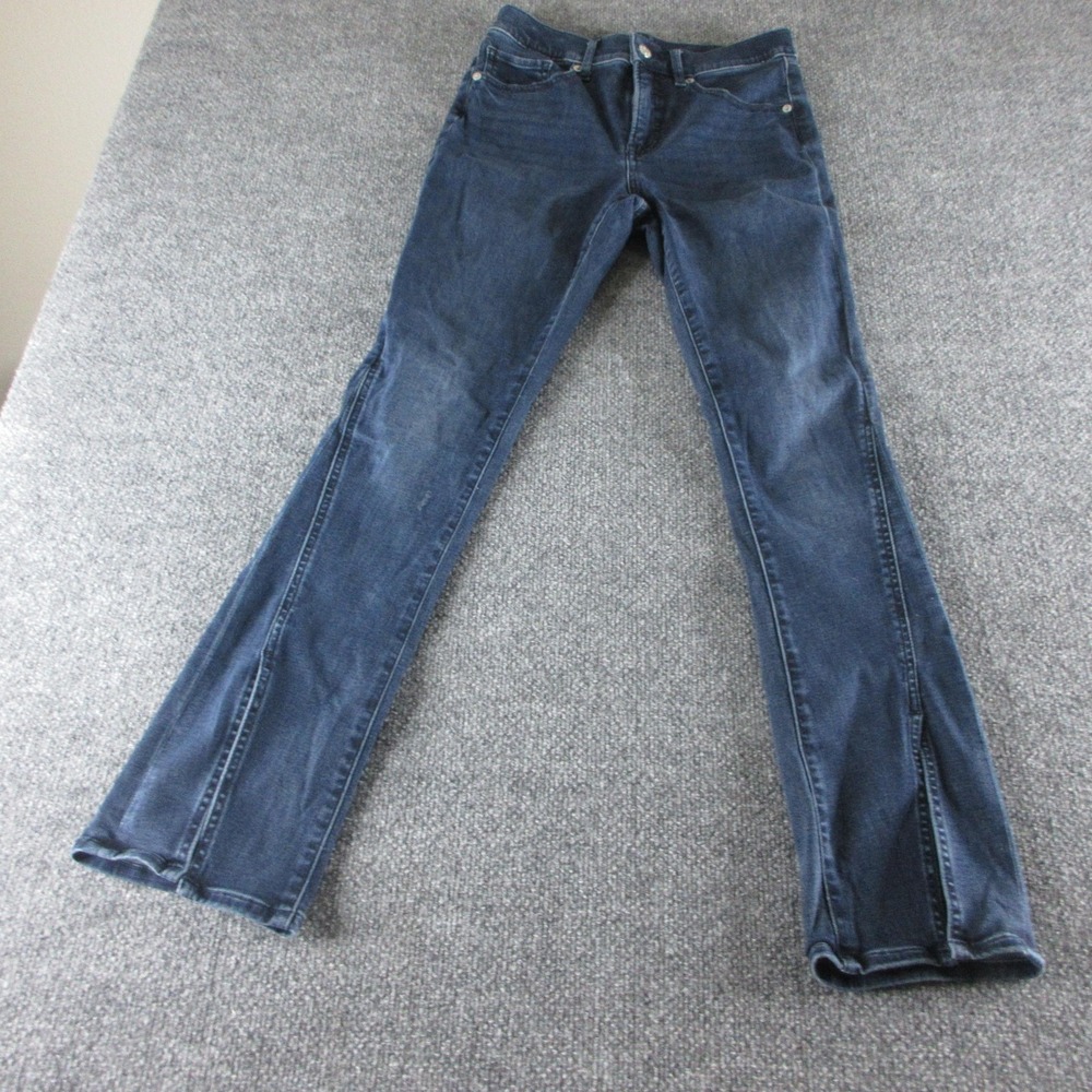 Express Skyscraper Jeans Womens 4S Blue Medium Wash Mid Rise Bootcut Stretch